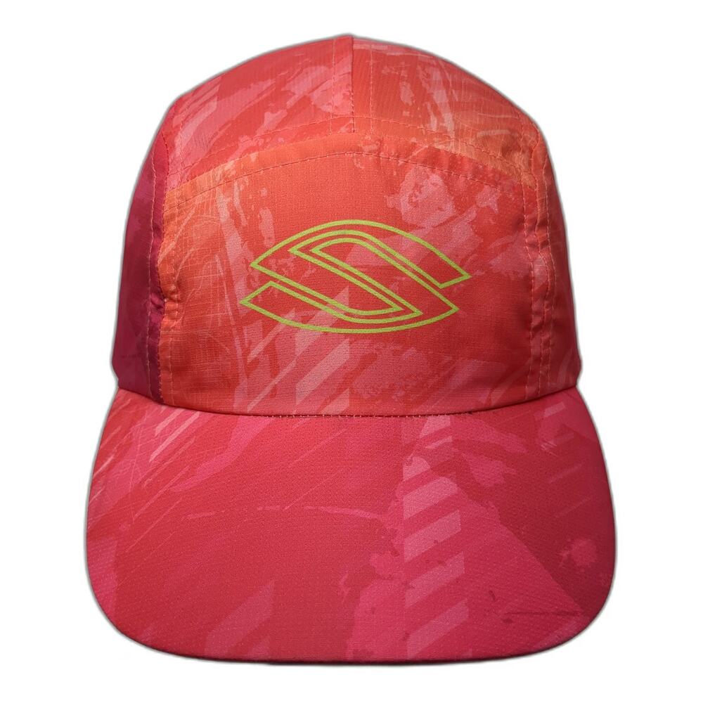 Selkirk 5 Panel Hat Red Pink Orange One Size Pickleball Sport Performance Cap